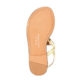 Polo Ralph Lauren Kids Girl's Gold Sandal