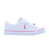 Polo Ralph Lauren Kids Girl's Ivory Sneaker