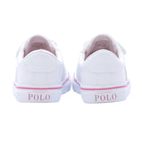 Polo Ralph Lauren Kids Girl's Ivory Sneaker