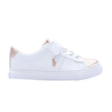 Polo Ralph Lauren Kids Girl's White Sneaker