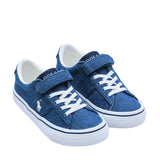 Polo Ralph Lauren Kids Boy's Navy Blue Sneaker
