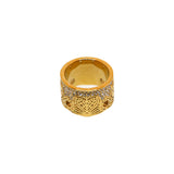 Rochas Ring Gold Color With Stones & Design