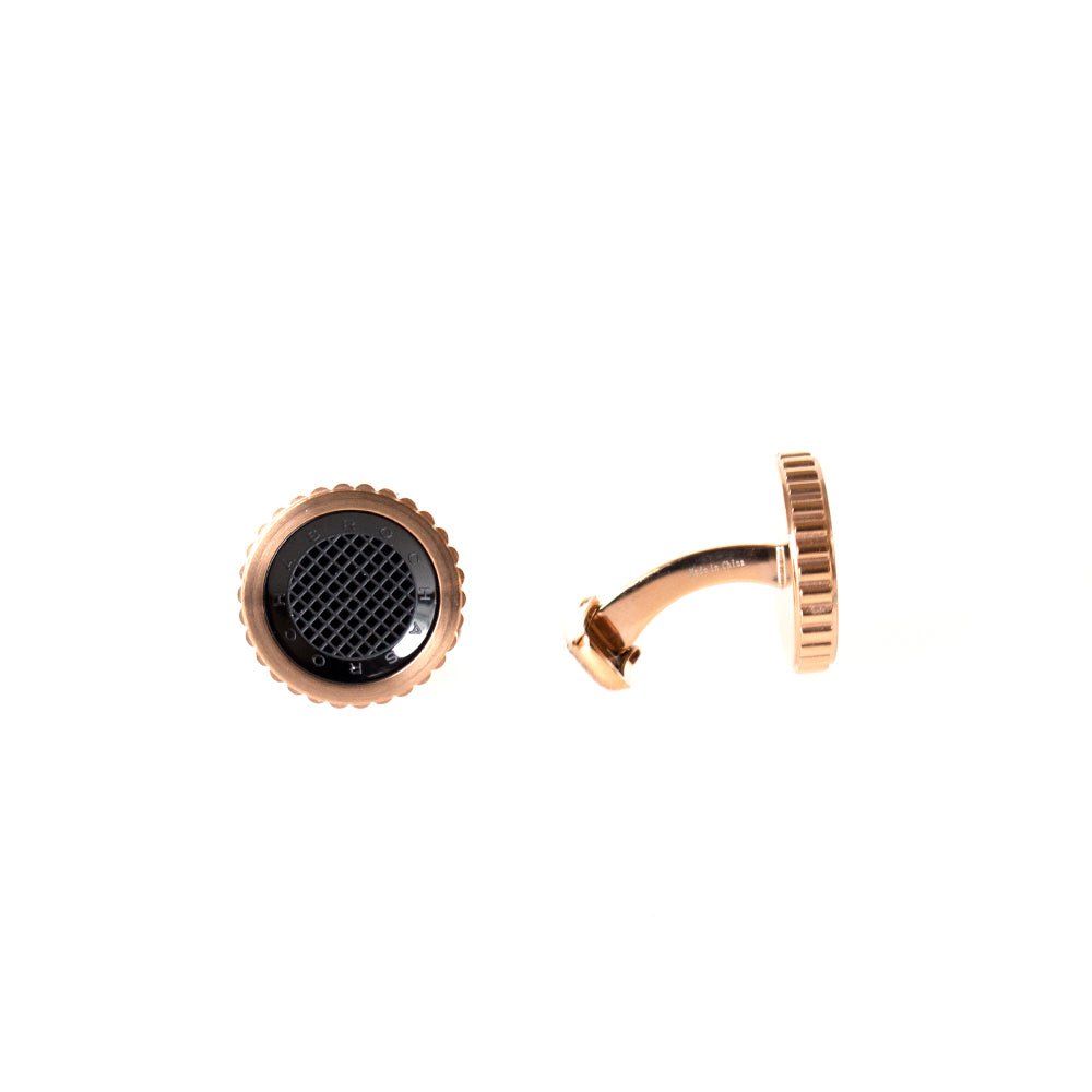 Rochas Cufflinks Two Tone Rosegold With Stainless Steel Black Face | Accessories | Cufflink | Cufflinks | Eid Gifts | EID2021 | GCC | Mens | SP Rochas Cufflinks Two Tone Rosegold With Stainless Steel Black Face | Accessories | Cufflink | Cufflinks | Eid Gifts | EID2021 | GCC | Mens | SP