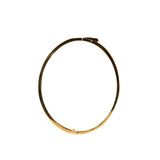 سوار روشاس شكل مدور لون ذهبي 