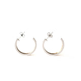 Rochas Ladies Fashion Accessories Earrings Silver / Gold Plated With Circle Design And Logo