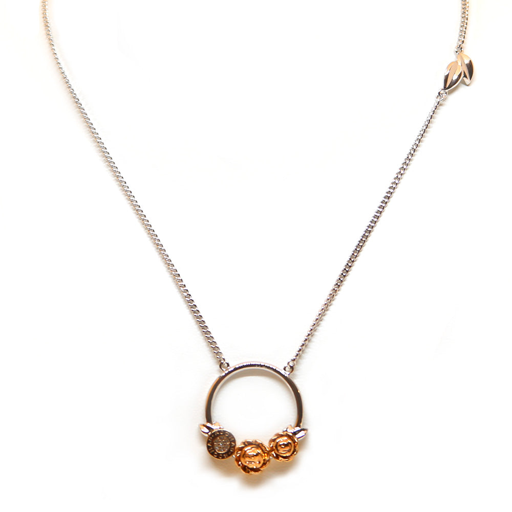 Rochas Necklace SS Chain & Rosegold Plated Pendant | Fashion Jewellery | GCC | Jewellery | Necklace | SP | Women Necklaces | Womens Rochas Necklace SS Chain & Rosegold Plated Pendant | Fashion Jewellery | GCC | Jewellery | Necklace | SP | Women Necklaces | Womens