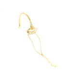 Ferre Milano Bangle Ip Gold With Line Of Stone Mop
