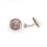 Ferre Milano Cufflinks Stainless Steel With Ip Rosegold Lining On The Face