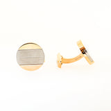 Ferre Milano Cufflinks Ip Rosegold With Silver Color Face
