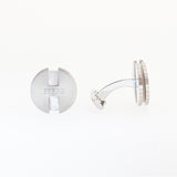 Ferre Milano Cufflinks Full Silver Color With Mother Of Pearl