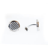 Ferre Milano Cufflinks Full Silver Color