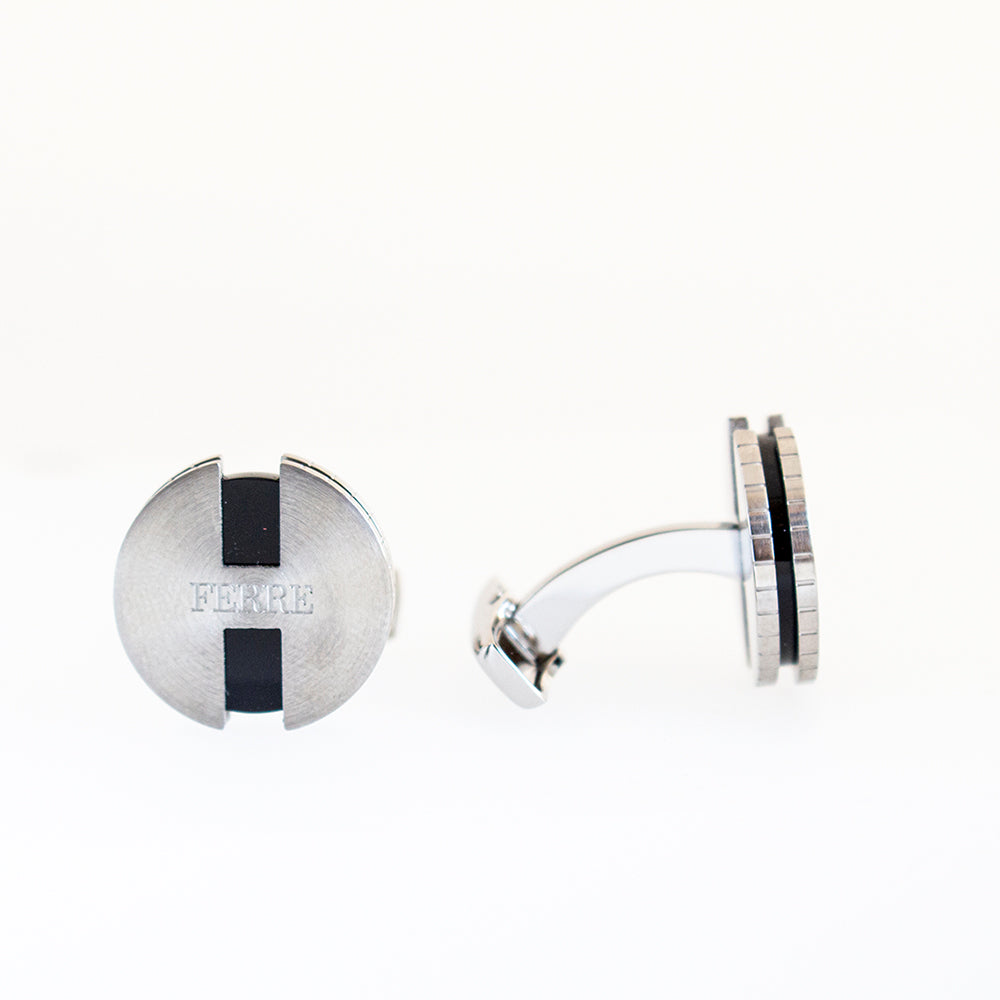 Ferre Milano Cufflinks Silver Color With Black Lining | Accessories | All Accessories | Collection: Accessories | Cufflink | Cufflinks | Eid Gifts | EID2021 | EID2023 | GCC | Gift Box | Mens | SP | Who: For Him Ferre Milano Cufflinks Silver Color With Black Lining | Accessories | All Accessories | Collection: Accessories | Cufflink | Cufflinks | Eid Gifts | EID2021 | EID2023 | GCC | Gift Box | Mens | SP | Who: For Him