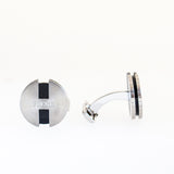 ازرار فري ميلانو فضي مع خط اسوداء