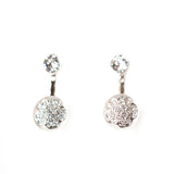 Fere Milano Earring Silver With Stone