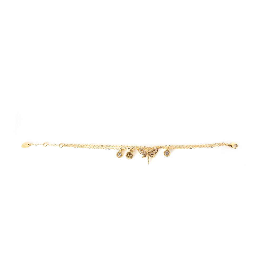 Ferre Milano Earrings Ip Gold With Stone Butterfly Design | Earring | Fashion Jewellery | GCC | Jewellery | SP | Women Earrings | Womens Ferre Milano Earrings Ip Gold With Stone Butterfly Design | Earring | Fashion Jewellery | GCC | Jewellery | SP | Women Earrings | Womens