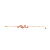 Ferre Milano Bracelet Ip Rosegold With Light Purple Stone