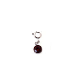 Ferre Milano Pendant Silver Color With Red Stone