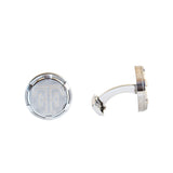 Ferre Milano Cufflinks Stainless Steel Full Silver Color