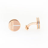 Ferre Milano Cufflinks Ip Rosegold With Silver Color Lining