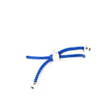 Ferre Milano Bracelet Silver Color With Blue String & Blue Stone