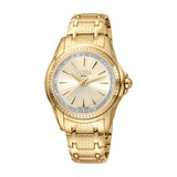 Ferre Milano Ladies Watch Golden Color Case & Bracelet With Stone