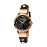 Ferre Milano Ladies Watch Ip Rose Gold Case