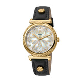 ساعة فري ميلانو نسائية مع حزام جلدي أسود