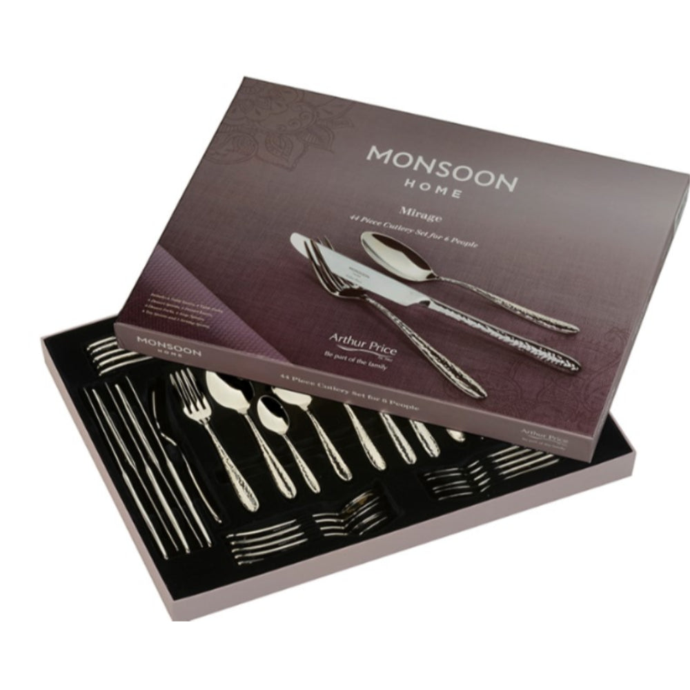 Arthur Price Monsson Mirage Champagne 44 pcs Box set | Cutlery Arthur Price Monsson Mirage Champagne 44 pcs Box set | Cutlery