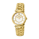 Roberto Cavalli by Franck Muller Women's Watch, Gold Case and White MOP Dial