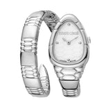 Roberto Cavalli by Franck Muller Women's Watch, Silver Tone