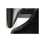 Schutz Black Leather Short Heel Boots