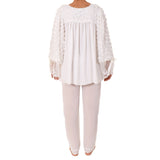 سالي بوبي بجاما لون عاجي مقاس M