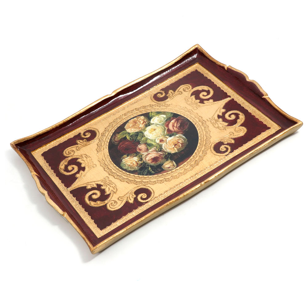 Sezzatini Rectangular Tray Fragranza Oro/Rosso | Tray Sezzatini Rectangular Tray Fragranza Oro/Rosso | Tray