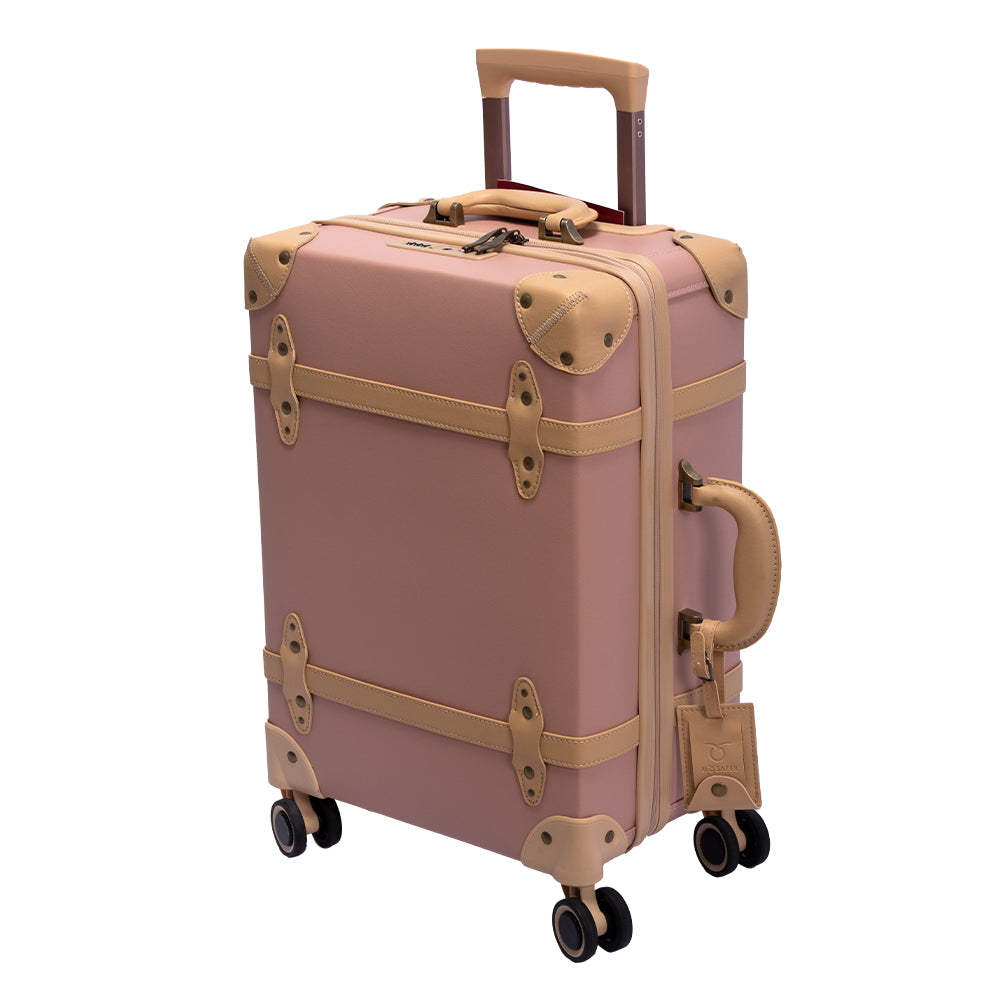 Mosafer Vintage Carry-on Small Pink – Blue Salon