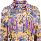 Sfizio Women's Chemisier Dress Dreamer Safari Print