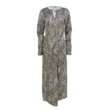 Sfizio Leopard Print Aurora Long Dress