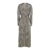 Sfizio Leopard Print Aurora Long Dress