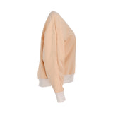 Sfizio Women's Beige Sporty Sweatshirt