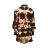 Sfizio Women's Dyed Grey Remember Autumn Blouse