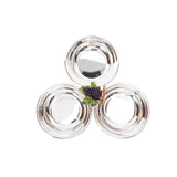 Select Home Grape Triple Confectionery 12x3 Cm Silver