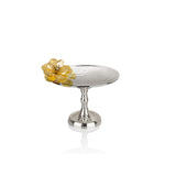 Select Home New Magnolia Cake Stand  25x16Cm Silver