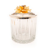 Select Home New Magnolia Cutting Cylinder Case 14x13.5 Cm Silver