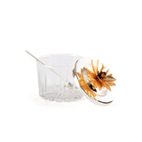 Select Home New Lotus 4 Pcs Jar Glass 21x18 Cm