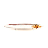 Select Home New Lotus Oval Plate 18x36 Cm