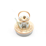 Select Home Natural Stone Teapot Matt Gold
