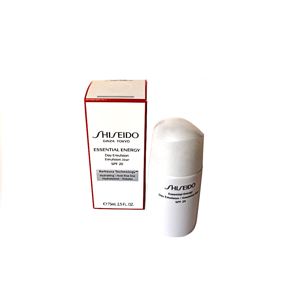 Shiseido Essential Energy Day Emulsion SPF20 - 75ml | Beauty | Beauty Selfcare | Beauty Selfcare Skincare | Make Up & Skin Care | Skin Care | Skincare Shiseido Essential Energy Day Emulsion SPF20 - 75ml | Beauty | Beauty Selfcare | Beauty Selfcare Skincare | Make Up & Skin Care | Skin Care | Skincare