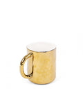 Seletti Fingers Mug In Porcelain, Gold 8.3 Cm, h 10.2