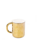 Seletti Fingers Mug In Porcelain, Gold 8.3 Cm, h 10.2
