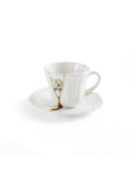 Seletti Kintsugi Coffee Cup With Saucer In Porcelain