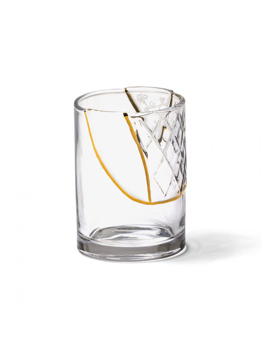 Seletti Kintsugi Glass 7.6 Cm, h 10.5 | Drinkware | Glass | Glassware | Home and Furniture Home Seletti Kintsugi Glass 7.6 Cm, h 10.5 | Drinkware | Glass | Glassware | Home and Furniture Home